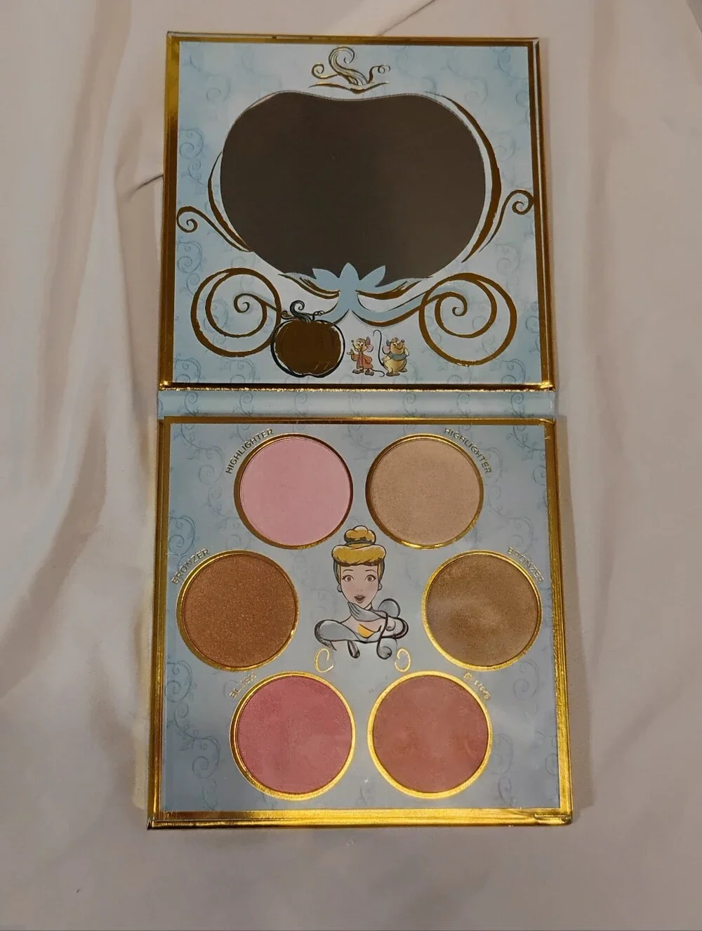 Disney Princess Cinderella Complexion Palette — Blue & Gold